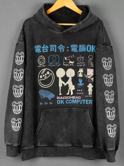 Vintage  Rad!ohead OK Computer Hoodie