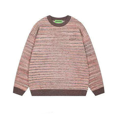 Gradient Thin Striped Sweater