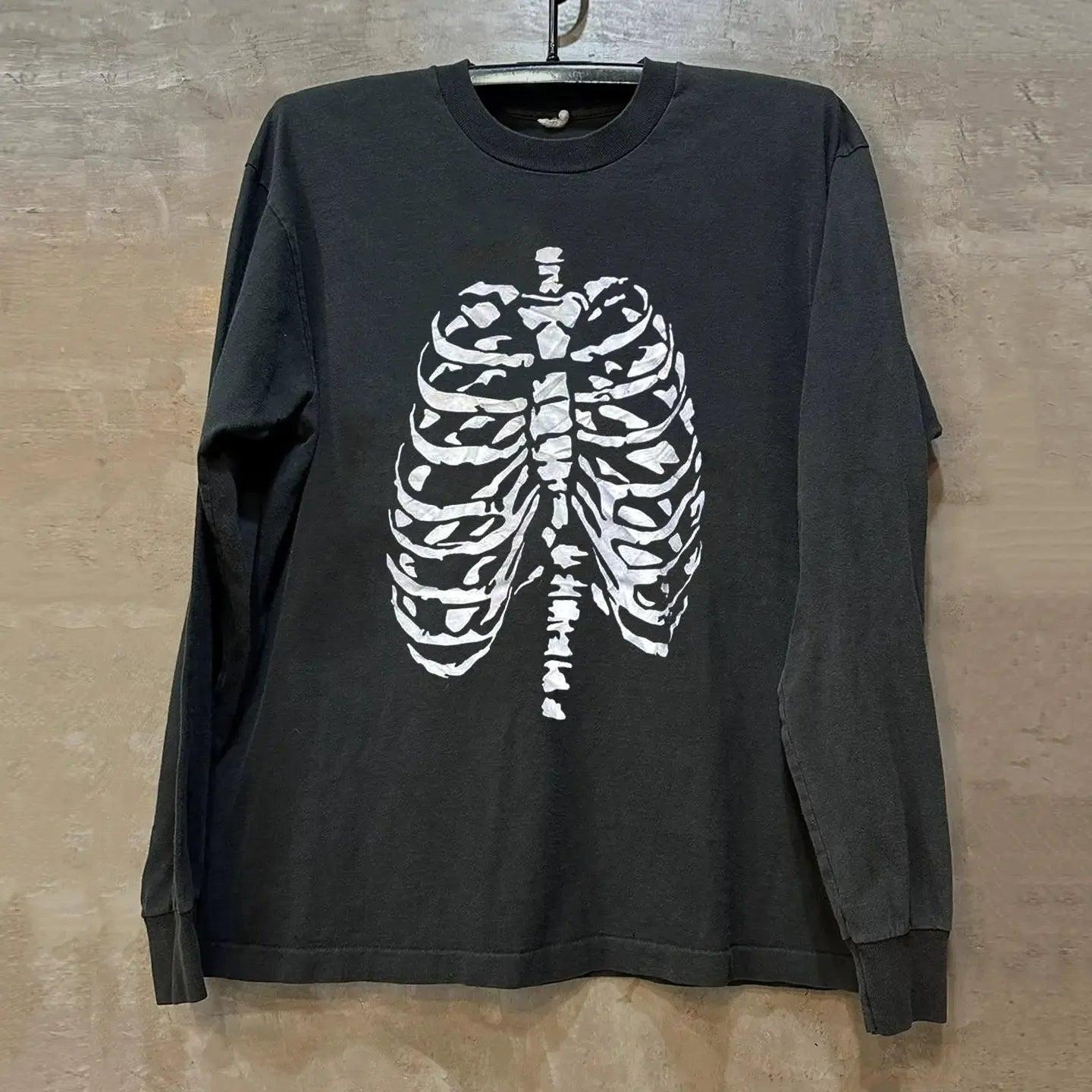 Vintage Skeleton Longsleeve T-Shirt