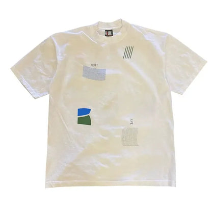 Vintage Block & Line Graphic T-Shirt