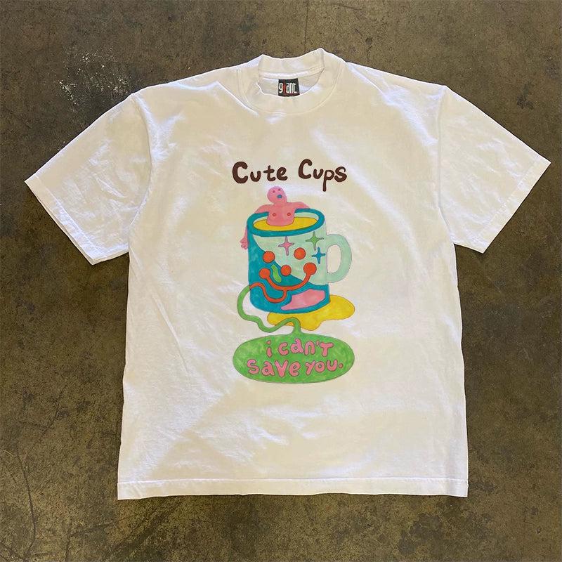 Vintage Cute Cups T-Shirt