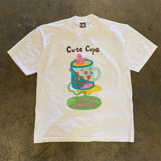 Vintage Cute Cups T-Shirt