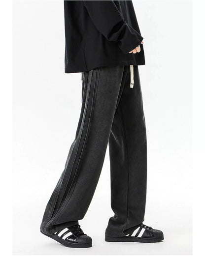 Drawstring Side Seam Detail Pants