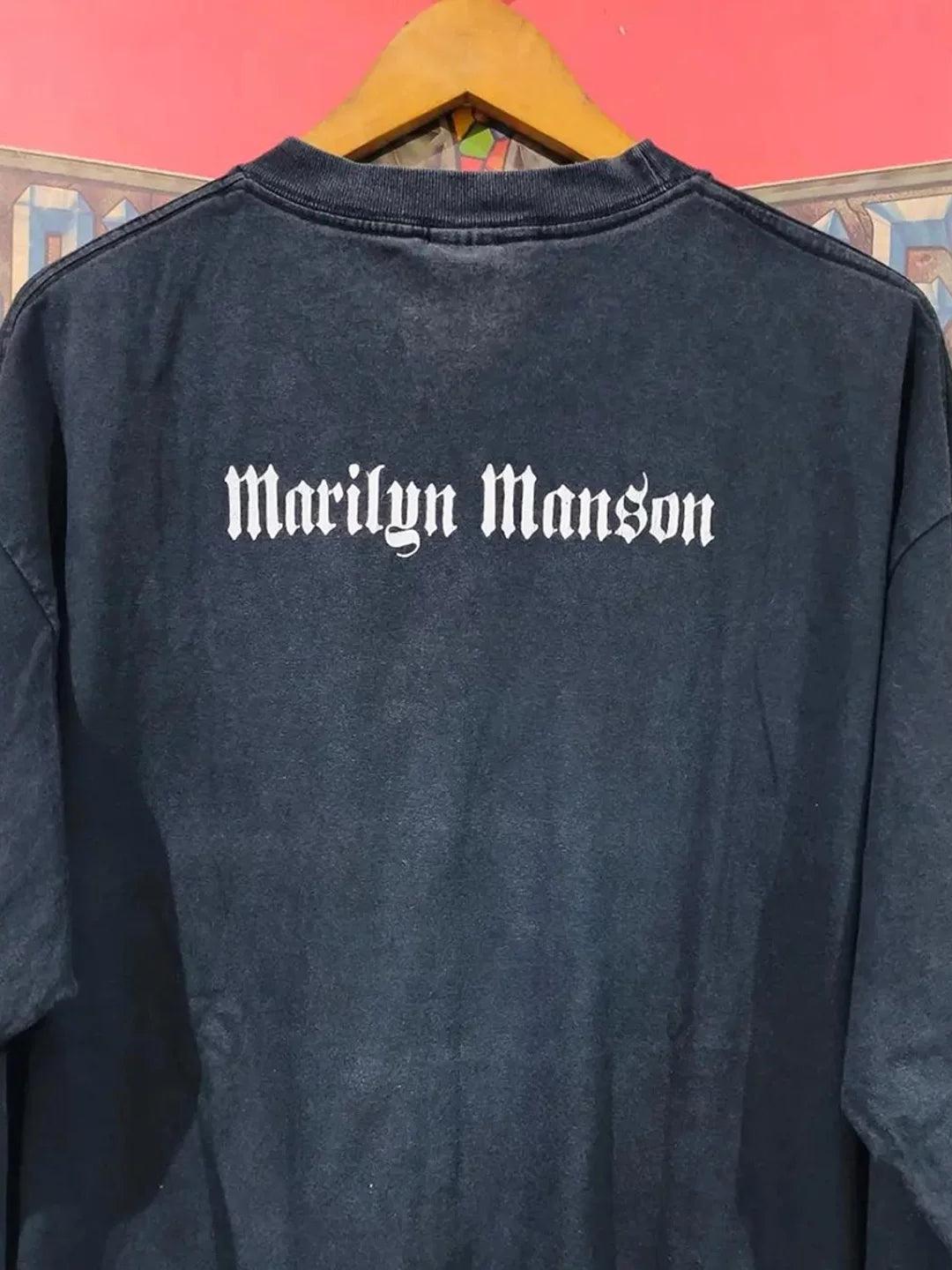 Vintage M@rilyn M@nson Long Sleeve T-Shirt