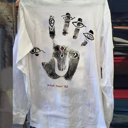 Vintage Cur3 Wish T0ur '92 Long Sleeve T-Shirt