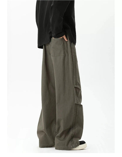 Washed Drawstring Pants