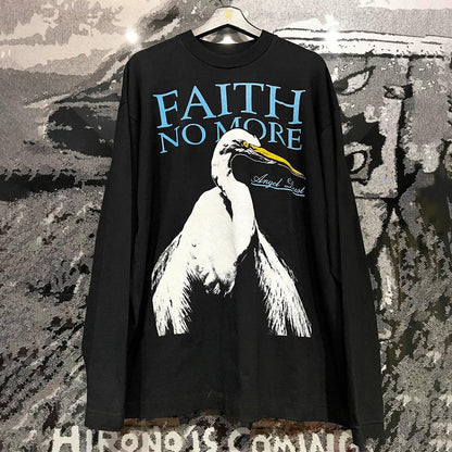 Vintage Fa!th No M0re Long Sleeve T-Shirt