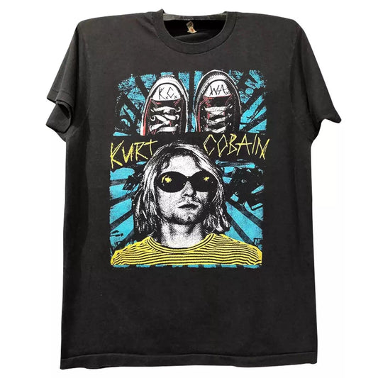 Vintage Kurt C0bain Sneakers T-Shirt