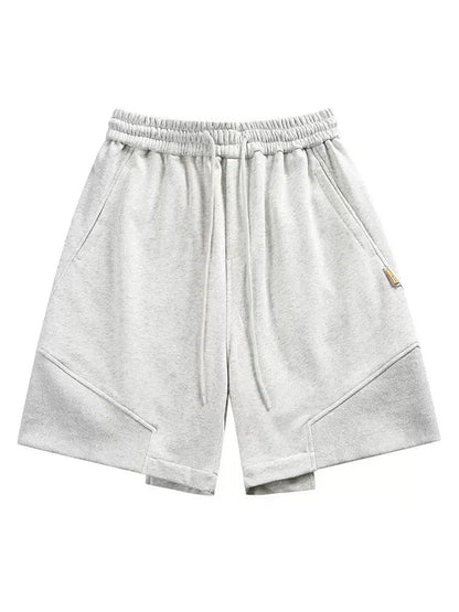 Drawstring Structured Sweat Shorts