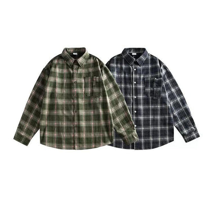 Gradient Plaid Shirt