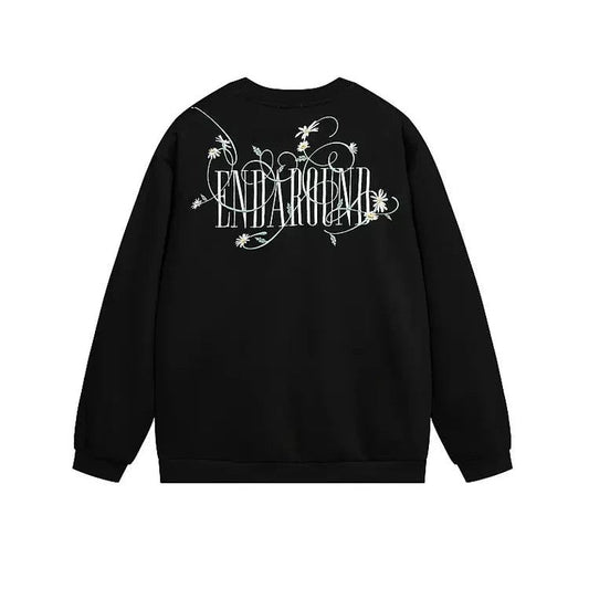 Embroidered Casual Crewneck