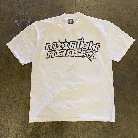 Vintage Moonlight Mansion T-Shirt