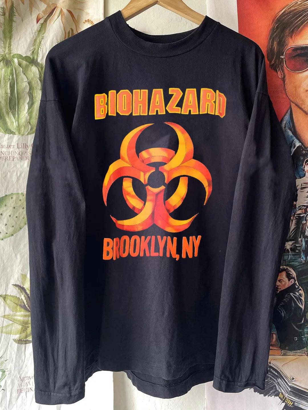Vintage B!ohazard Tour 1991 Long Sleeve T-Shirt