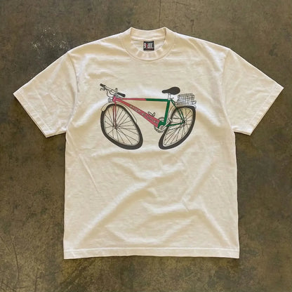 Vintage Bicycle Graphic T-Shirt