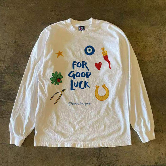 Vintage For Good Luck Long Sleeve T-Shirt