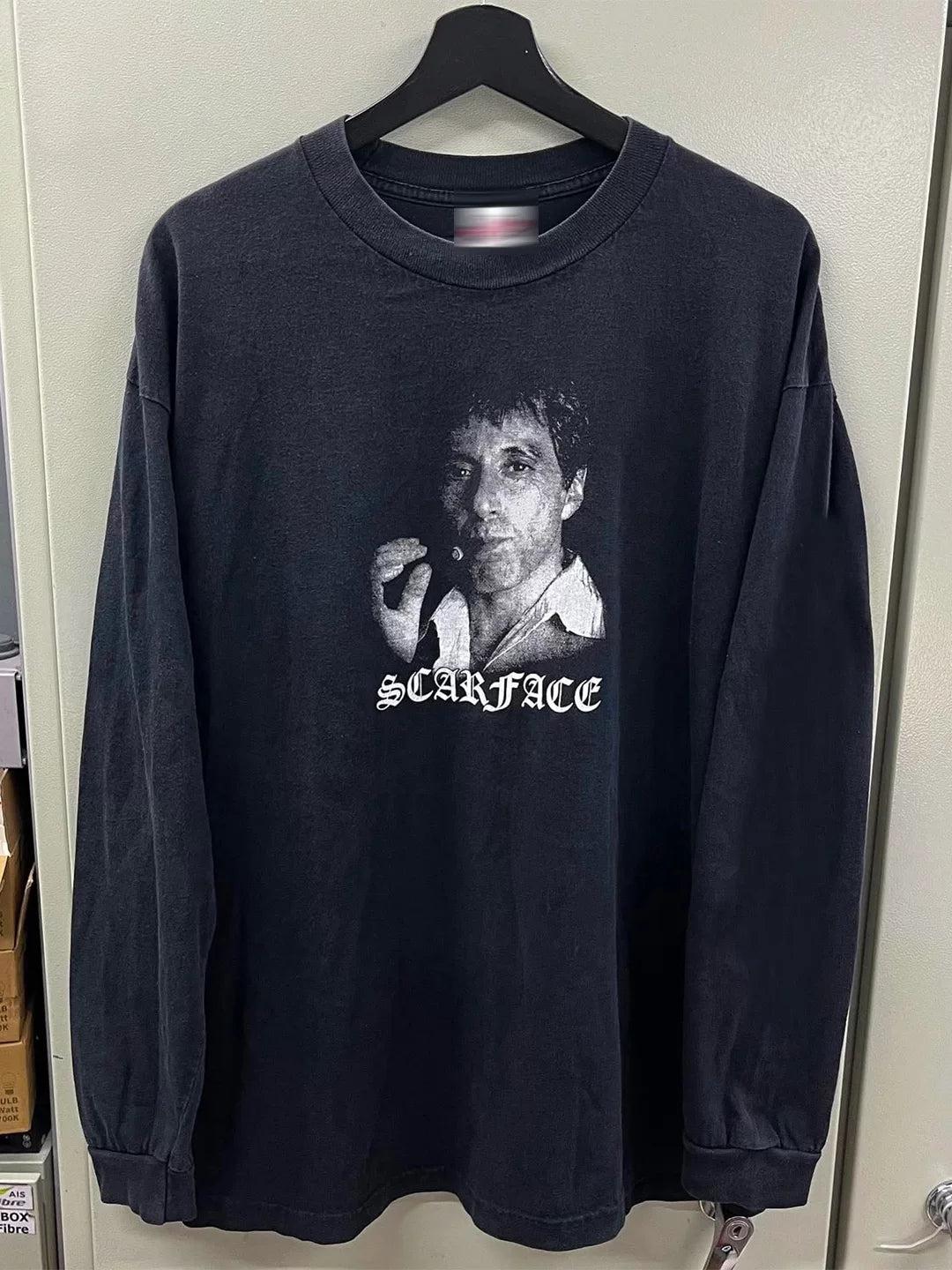 Vintage Faded Sc@rface Long Slave T-Shirt