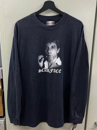 Vintage Faded Sc@rface Long Slave T-Shirt