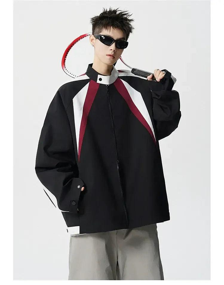 Color Block Sports Jacket