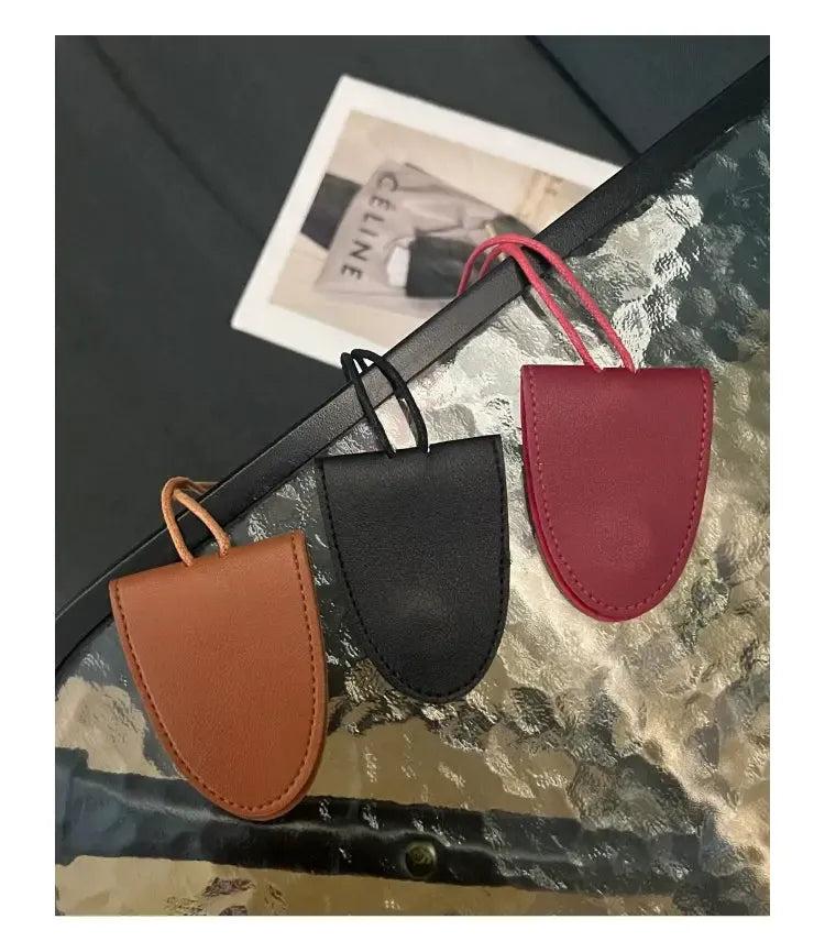 PU Leather Glass Holder Necklace