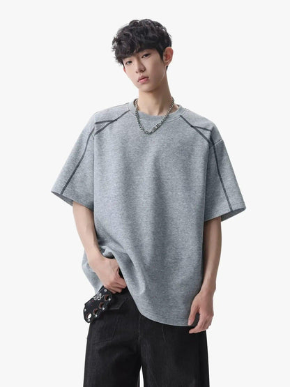 Contrast Stitched Relax Fit T-Shirt