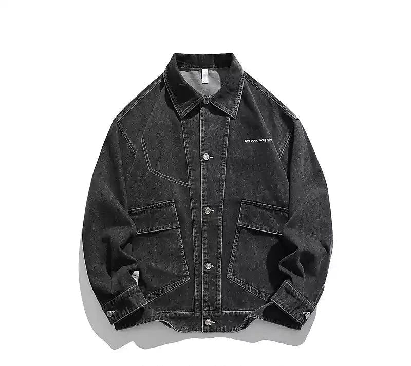 Faded Flap Pocket Denim Jacket