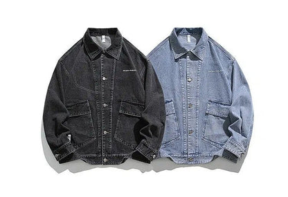 Faded Flap Pocket Denim Jacket