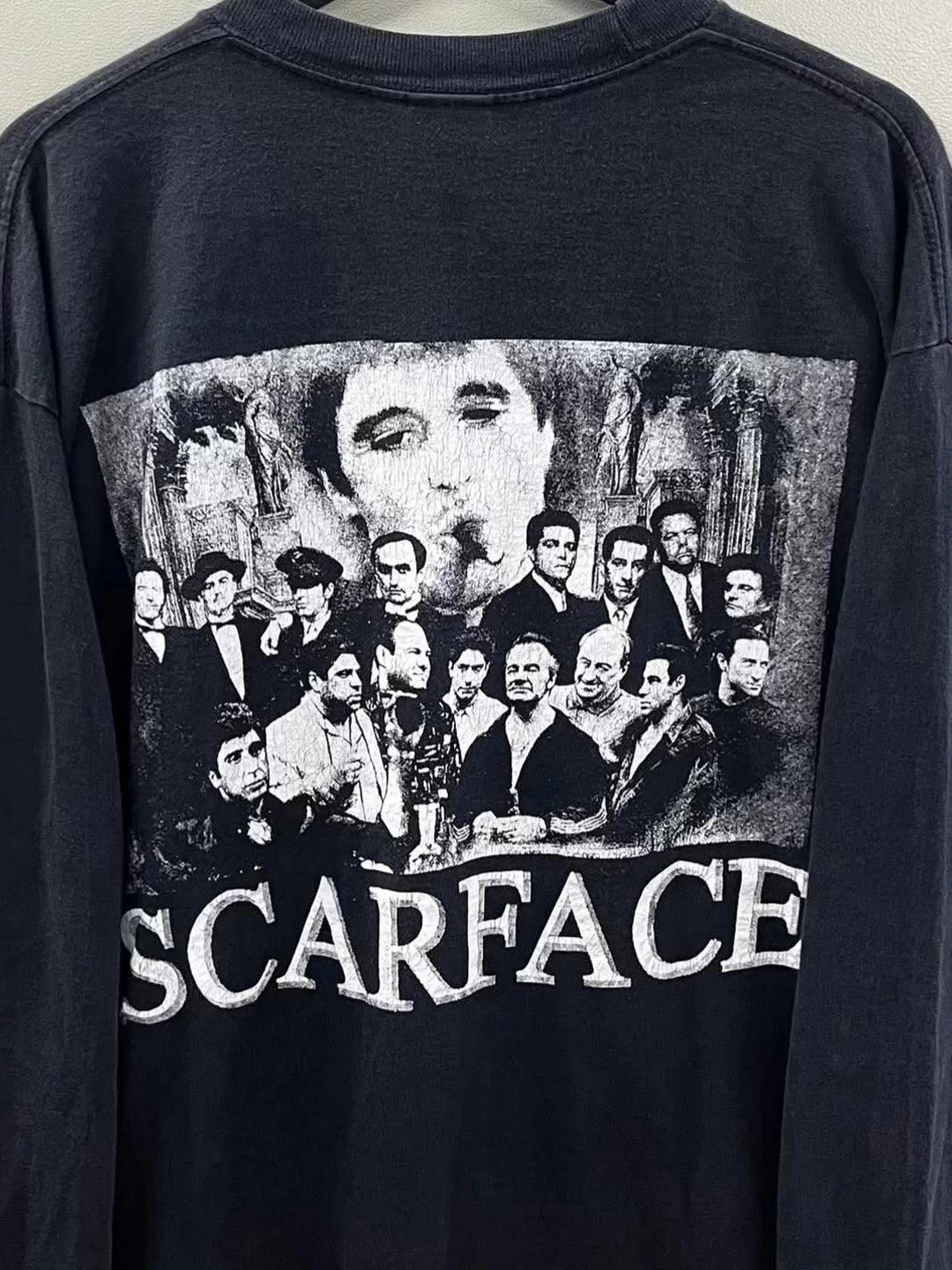 Vintage Faded Sc@rface Long Slave T-Shirt