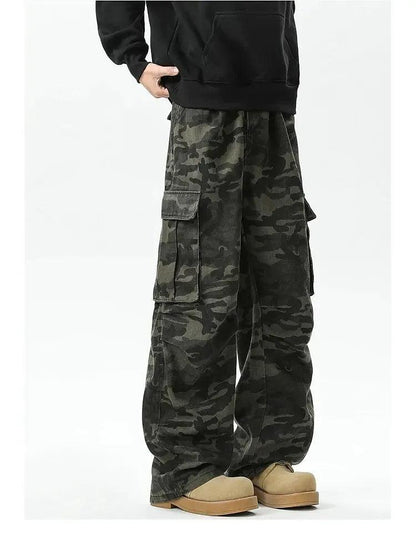 Dark Camouflage Cargo Pants