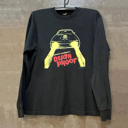 Vintage De@th Proof Long Sleeve T-Shirt