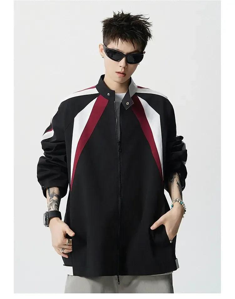 Color Block Sports Jacket – Streetwear Chef