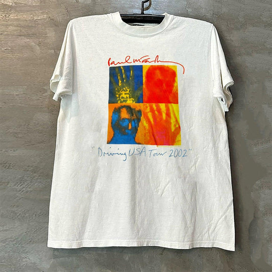 Vintage P@ul Dr!ving USA Tour '02 T-Shirt