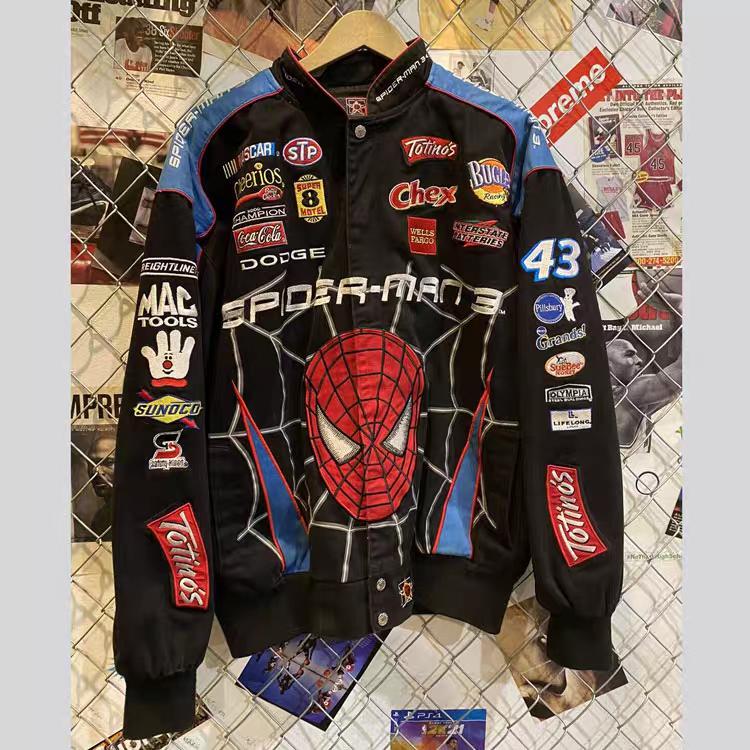 Vintage Sp!derman Racing Jacket