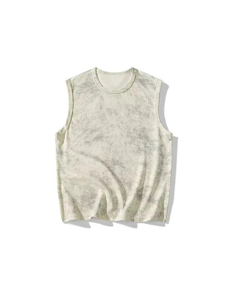 Tie-Dyed Washed Vest