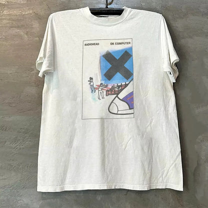 Vintage R@diohead OK C0mputer T-Shirt