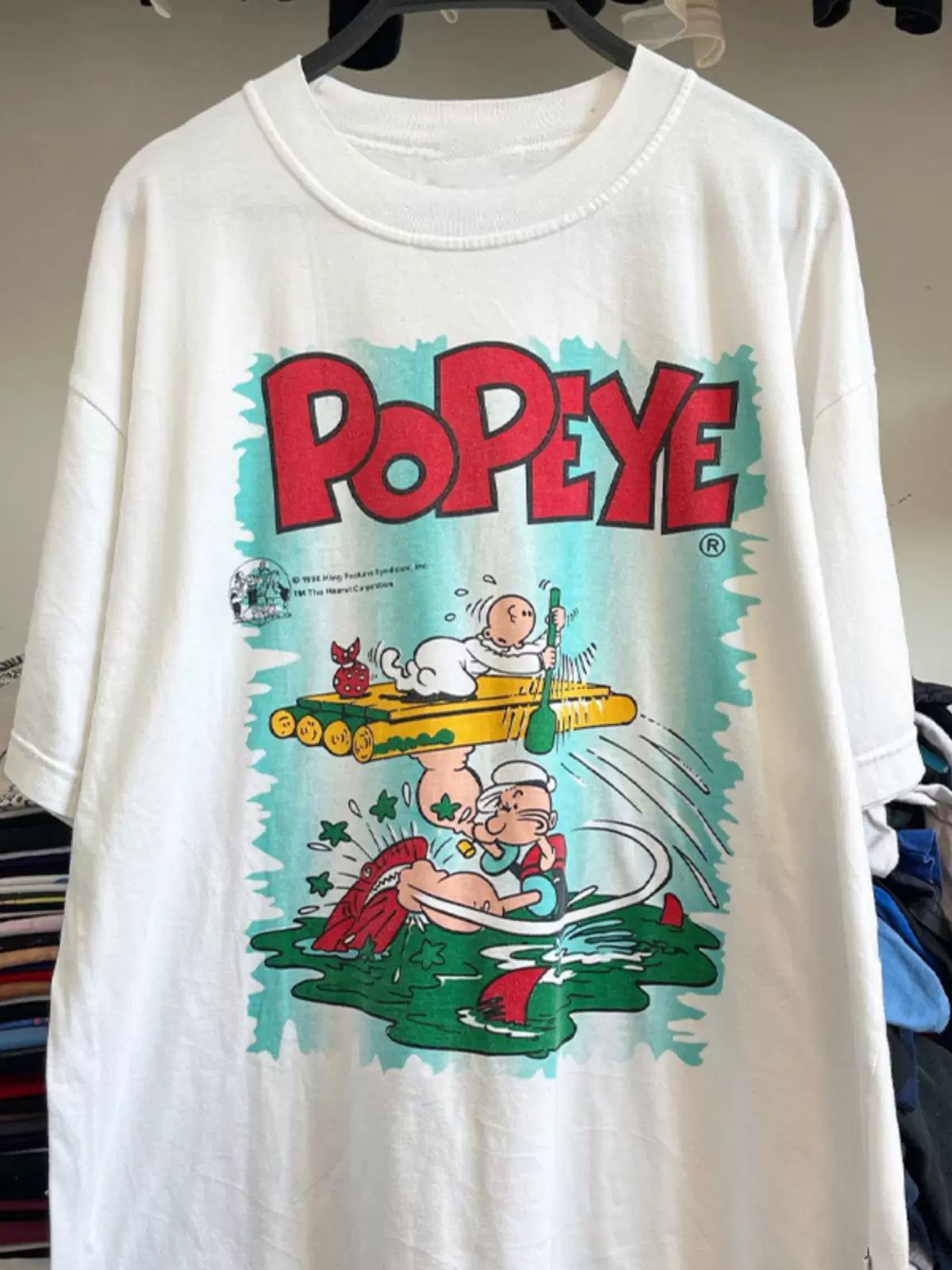 Vintage P0peye Anime T-Shirt