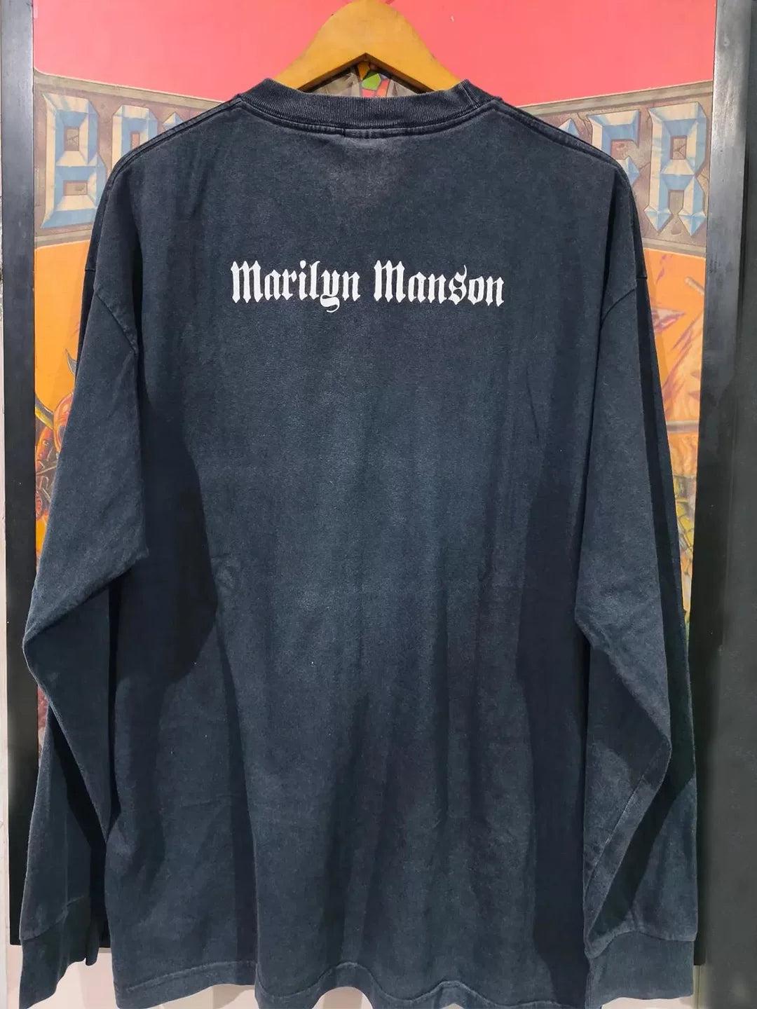 Vintage M@rilyn M@nson Long Sleeve T-Shirt