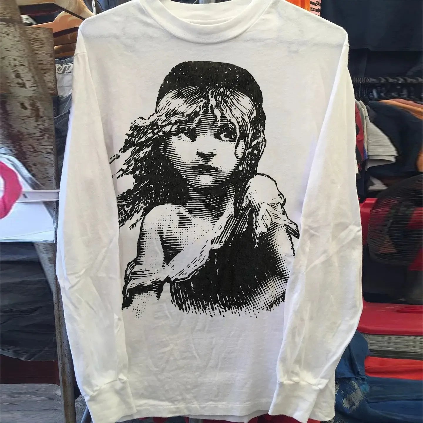 Vintage Les M!s Girl Long Sleeve T-Shirt
