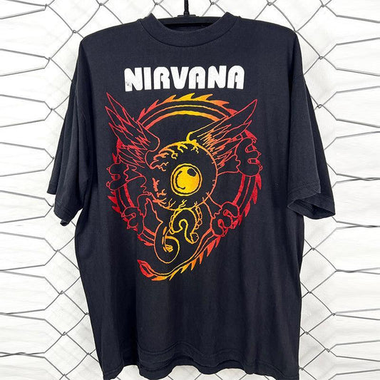 Vintage N!rvana Flying Eyeball T-Shirt