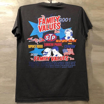 Vintage Fam!ly Values Tour 2001 T-Shirt