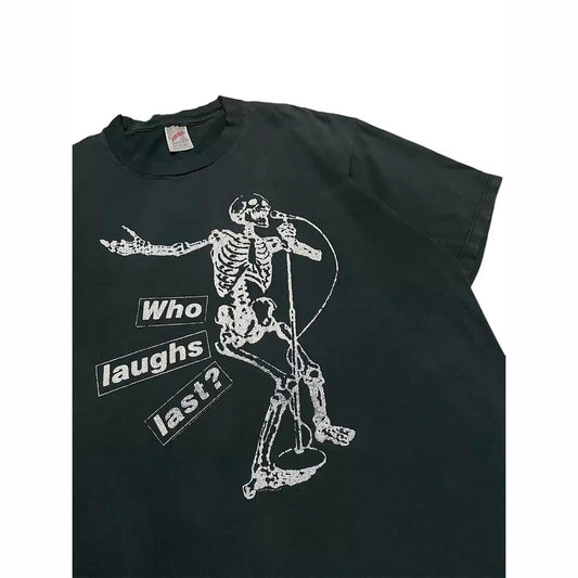 Vintage Wh0 L@ughs Last T-Shirt