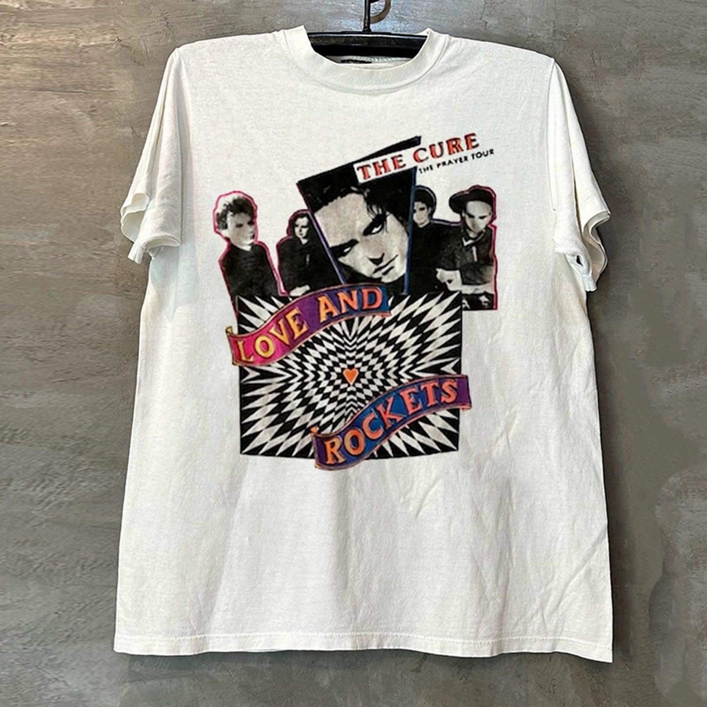 Vintage L0ve and R0ckets T-Shirt