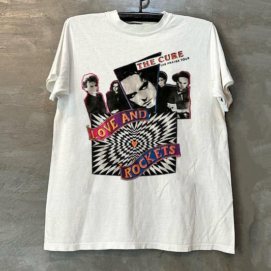 Vintage L0ve and R0ckets T-Shirt
