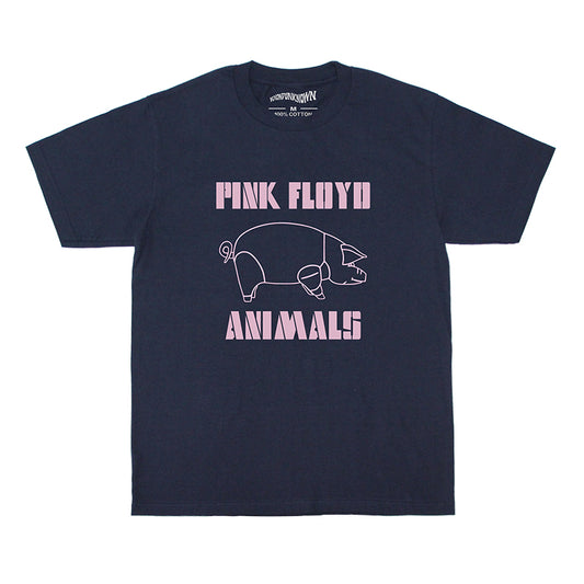 Vintage Pink Fl0yd Animals T-Shirt