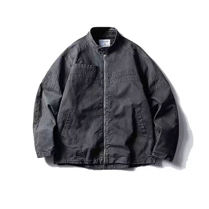 Heavy Wash Harrington Jacket