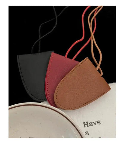 PU Leather Glass Holder Necklace