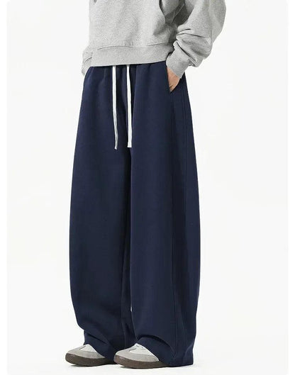 Drawstring Contrast Sports Sweatpants