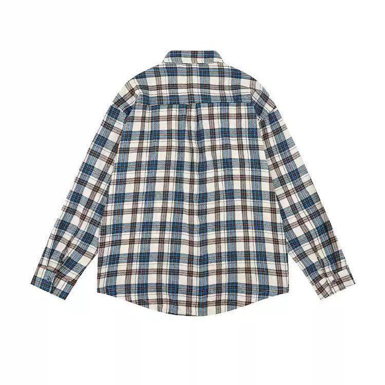 Loose Fit Plaid Shirt