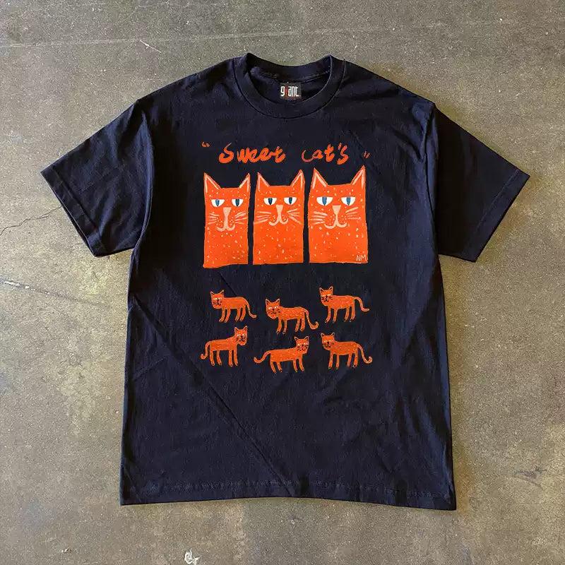 Vintage Sweet Cats T-Shirt