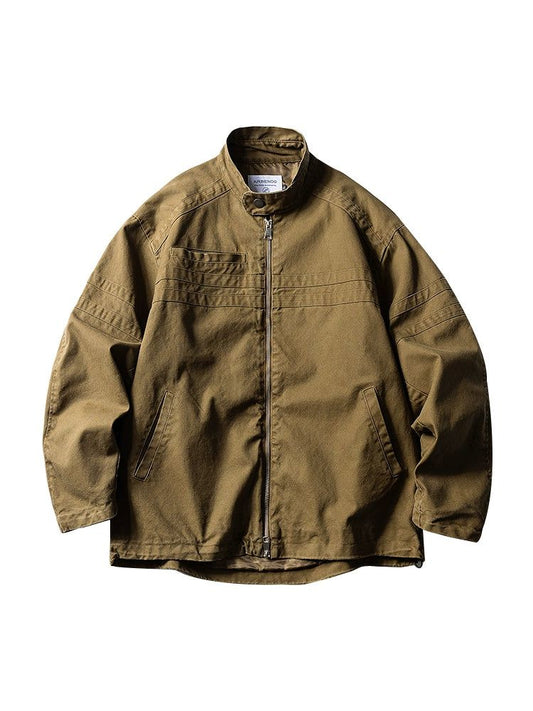 Heavy Wash Harrington Jacket