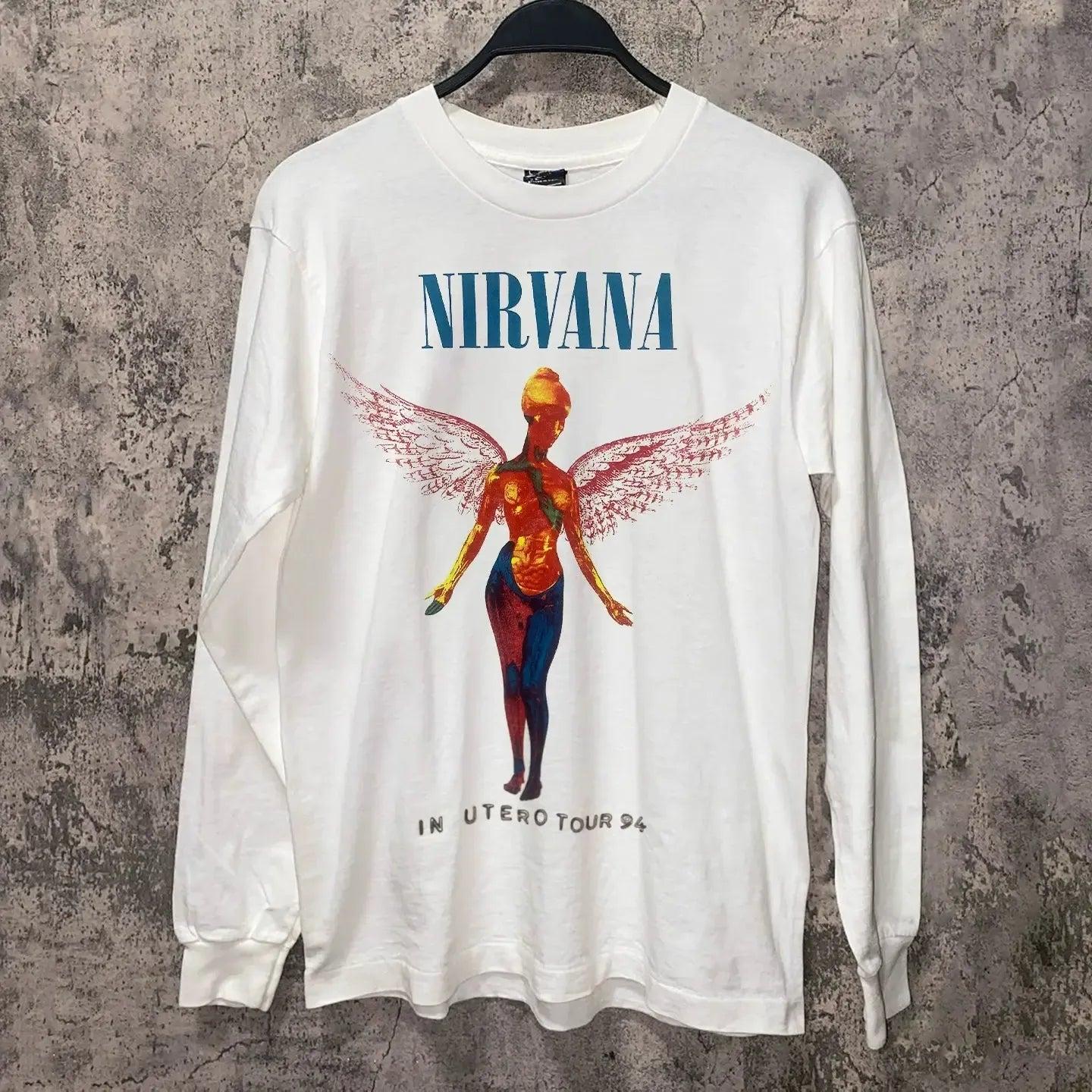 Vintage N!rvana Angel Longsleeve T-Shirt